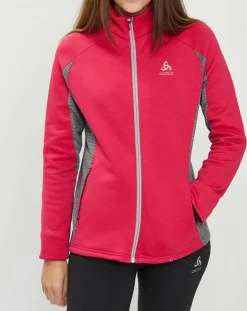 Femme Odlo Vestes, Blousons^Veste technique Sport Tech rose/gris