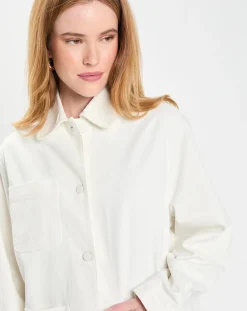 Veste Twill Coton Loom écrue-Galeries Lafayette