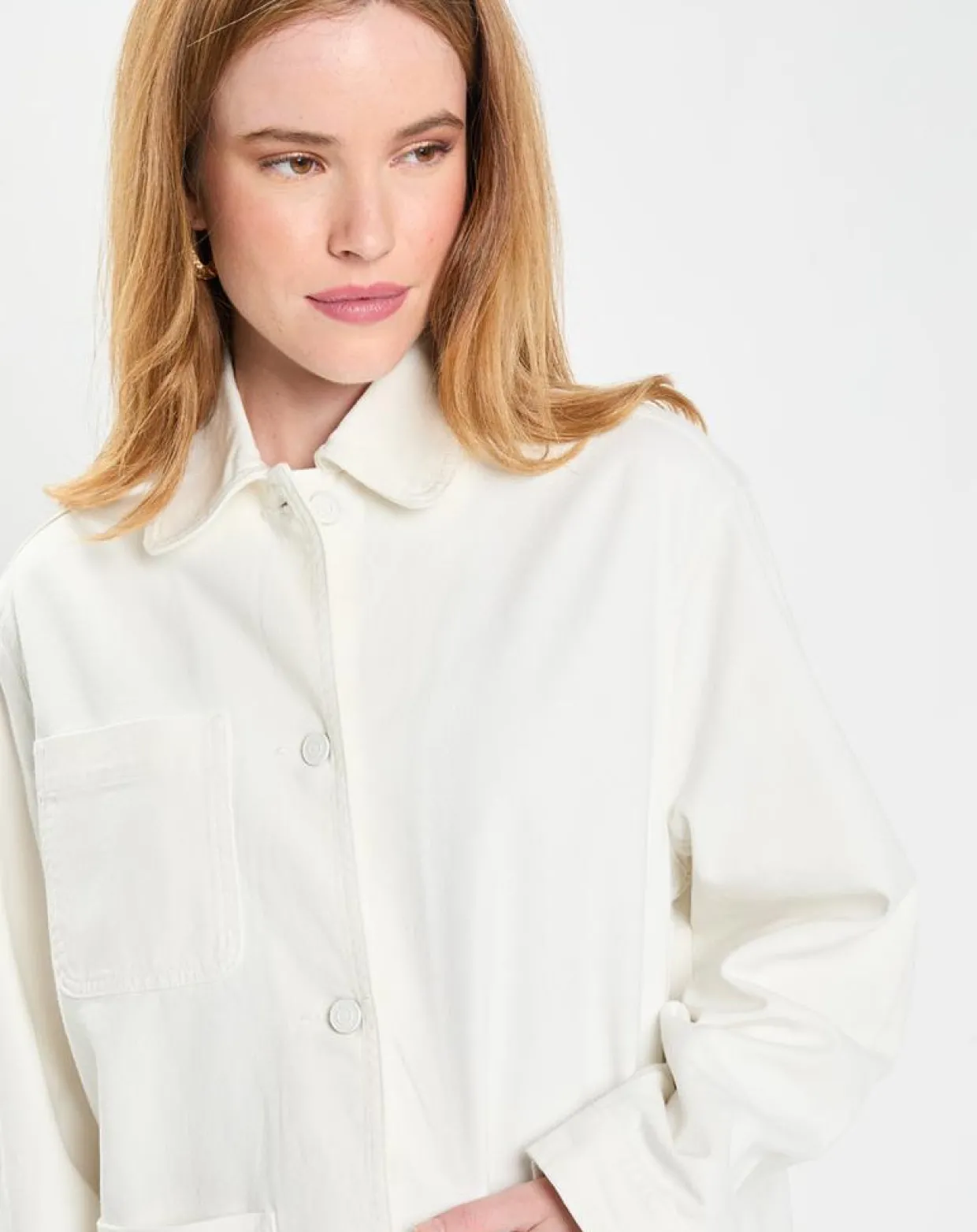 Veste Twill Coton Loom écrue-Galeries Lafayette