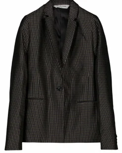 Veste Umami rayée noire-Chloé Stora Discount