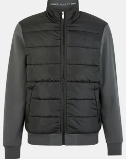 Homme Hackett London Vestes, Blousons^Veste zippée Bimatière noir/gris