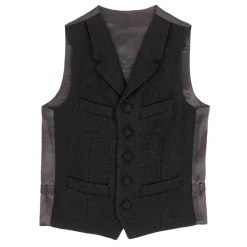 Veston en Laine mélangée noir-Hackett London Discount