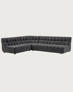 Uniqka Canapés^Volg - Canapé d'angle modulable en tissu