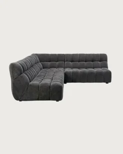 Uniqka Canapés^Volg - Canapé d'angle modulable en tissu