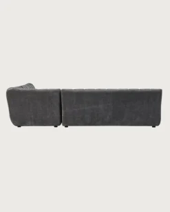 Uniqka Canapés^Volg - Canapé d'angle modulable en tissu